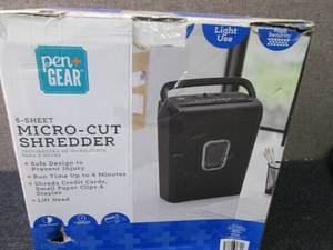 Pen & Gear 6 Sheet Micro Cut Shredd...