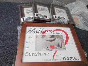 Mother Frame, 3- 4x6 Inch Frames...