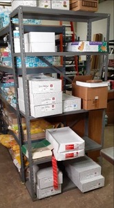 lot 29 image: 5 Shelf Metal Shelving Unit 36 X 1...