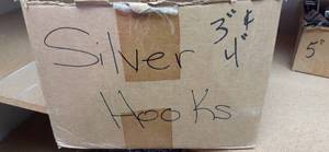 lot 77 image: Slatwall Hooks ...