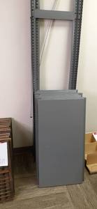lot 70 image: Unassembled Metal Shelving Unit (9 ...