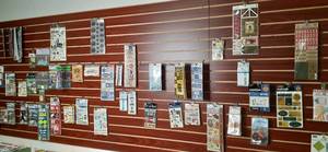 lot 138 image: (2) Slatwall Display Panels 38 X 48 & 4 X 8 Contents Not Included Buyer Responsible For Removal