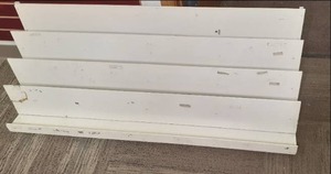 lot 149 image: Stand Alone Wood Display Rack 48 x...