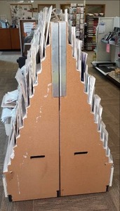 lot 162 image: Double Sided Greeting Card Display ...