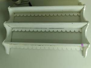 lot 262 image: Vintage DisplaySpice RackShelf Pa...