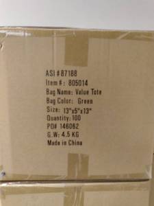 lot 181 image: Case of Fabric Esprit Trade Show Re...