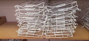 lot 87 image: (20) Retail Display Pegboard Wire Shelf Section 25 X 14