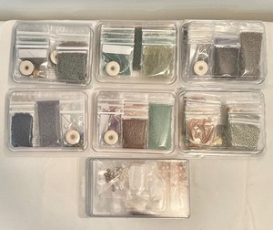 Variety of Seen Beading Kits including Carol Wilcox Wells Beading Kits