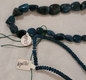 High-End Apatite Bead Strands