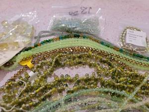 Large Collection of Bead Strands