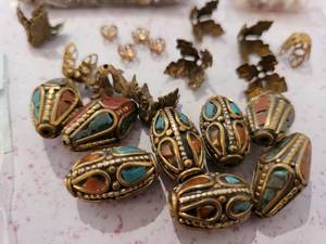 Quality Ornate Bead Collection Plus Variety of Connectors