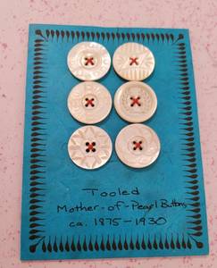 Vintage Mother of Pearl Button Sets