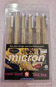 Micron Archival Ink Pen Sets by Pigma