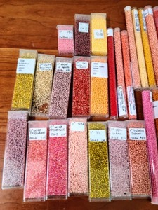 Pink and Yellow Beads