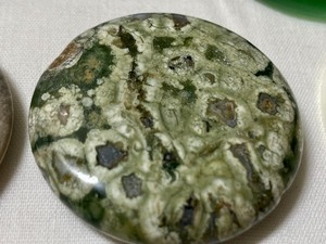 Blue Lace Agate Oval Cabochon and Rhodonite Pendant and More Pendants
