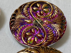 Czech Republic Iridescent Buttons