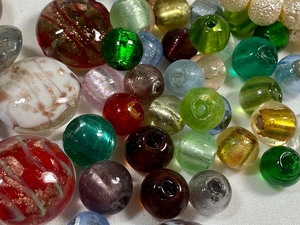 Variety of Beautiful Glass Beads & More