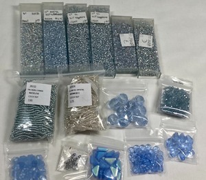 Variety of Beads in Hues of Blue (NEW)