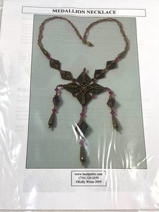 Medallion Necklace Bead Kit