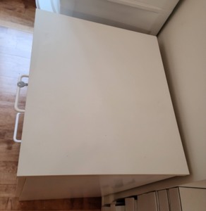 White Two Drawer Filling Cabinet