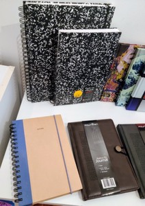 Notebooks, Sketchpads and Journals
