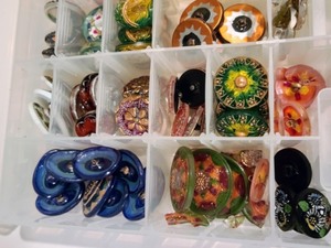 Art Glass Buttons and More