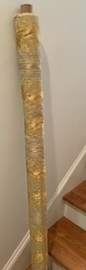 Bolt of Gold Patterned Fabric