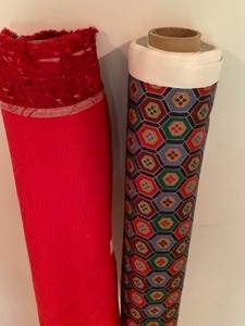 Two Bolts of Fabric