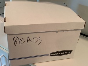 Mystery Box of Beads and Misc Crafting Supplies