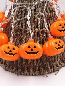 lot 35 image: 1pc Halloween String Light With Pumpkin Shaped Bulb