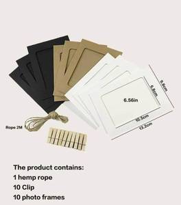 lot 40 image: 1 set paper photo frame