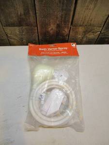 Bath-Versa Sprayer Shower Head - White