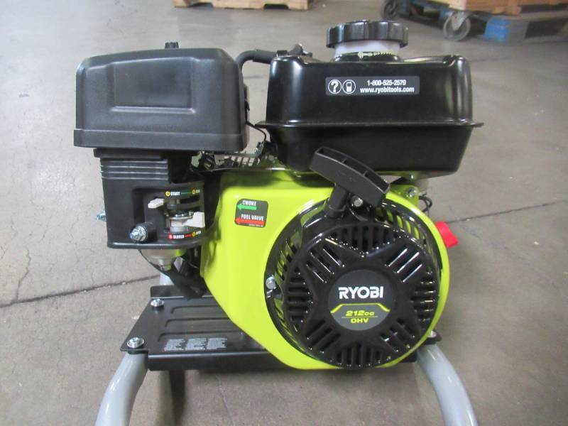 lot 61 image: Ryobi 3,200 PSI 2.5 GPM 212 cc Gas Pressure Washer RY80588A