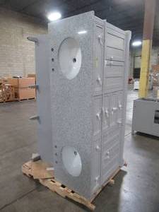 lot 307 image: WHOLESALE MIXED PALLET OF VANITY CABINETS
