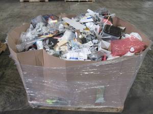 lot 107 image: WHOLESALE MIXED PALLET OF MISCELLANEOUS TOOLS, HARDWARE, BUILDING MATERIALS AND MORE