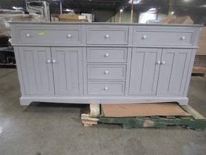 lot 329 image: Home Decorators Collection Fremont 72 in. W x 22 in. D Double Vanity in Grey MD-V1791