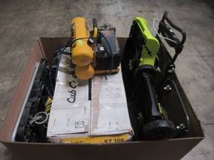 lot 131 image: WHOLESALE MIXED PALLET OF OUTDOOR POWER AND SHOP EQUIPMENT