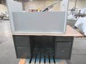 lot 231 image: WHOLESALE MIXED PALLET OF MISCELLANEOUS USED OFFICE DESKS AND MORE