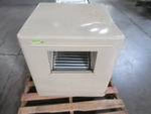 lot 232 image: Hessaire 3,800 CFM Side-Draft Aspen RoofSide Evaporative Cooler for 14 in. Ducts 1,100 sq. ft. (Motor Not Included) - Scratch and Dent, Untested - Missing Panel
