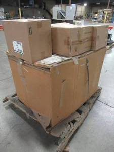 lot 233 image: WHOLESALE MIXED PALLET OF MISCELLANEOUS SHELVING AND LIQUID FLOOR STRIPPING