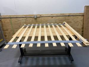 lot 74 image: Lot of 2 Wood Support Slats for Bed Frame