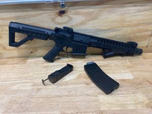 lot 23 image: DPMS Panther Arms Full Auto SBR 177 BB CO2 AR