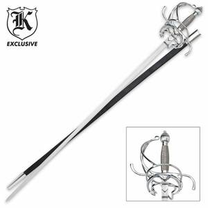 lot 24 image: 44 RAPIER SWORD Musketeers ZORRO Middle Ages Medieval Fencing