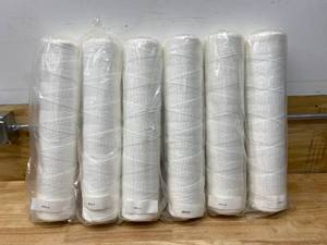 lot 99 image: PARKER 10 Micron Rating Filter Cartridge, 4 12 in Diameter, 20 in Height, 16.0 gpm (package of 6)