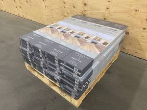 lot 8 image: UNITED WEAVERS Lot of 40 Cases of- Heirloom Collection 100% Waterproof Luxury Vinyl Plank Flooring in Eskimo (18 sq ft per case)