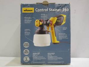 lot 550 image: Wagner Control Stainer 350 HVLP Handheld Sprayer