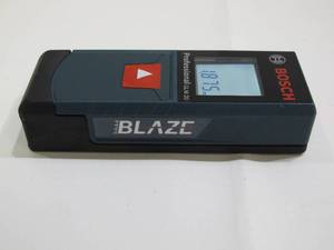 lot 557 image: Bosch BLAZE 65 ft. Laser Distance Tape Measuring Tool with Real Time Measuring