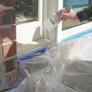lot 571 image: HDX Plastic Sheeting for Painters & Artists 12 ft. W x 400 ft. L 0.31 mil High Density Painters Plastic Sheeting