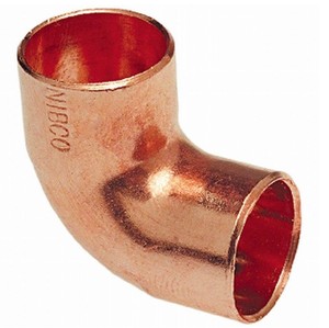 lot 586 image: Everbilt (30 Pieces) 34 in. Copper 90-Degree Cup x Cup Elbow (3 Packs of 10)