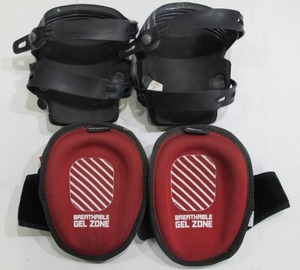 lot 593 image: 2 Pairs Husky Heavy-Duty Gel Knee Pads
